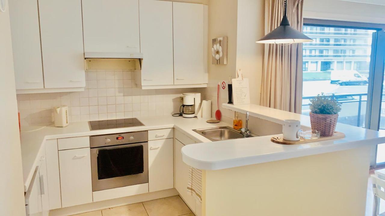 Ruim, Lichtrijk Appartement Met Groot Terras Uitstekend Gelegen In De Panne Esterno foto